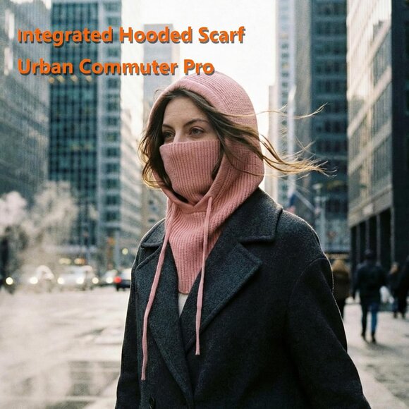 Women Winter Hats Winter Face Mask Ski Mask Warm Face Cover Neck Warmer Pink - Picture 2 of 6